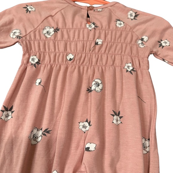 Jessica Simpson Jumpsuit 0-3 months light pink with floral pattern - Picture 4 of 6